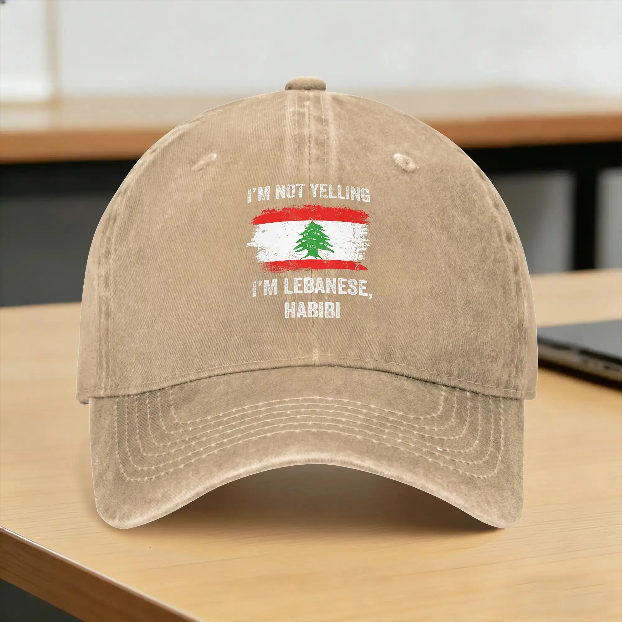 I‘m Not Yelling I’m Lebanese Habibi Funny Lebanon Native Casual Baseball Cap Summer  Trucker Hat Dropshipping Kpop Snapback Cap