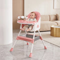 3‑In‑1 Foldable Baby High Chair, Multifunctional Toddler Feeding Highchair