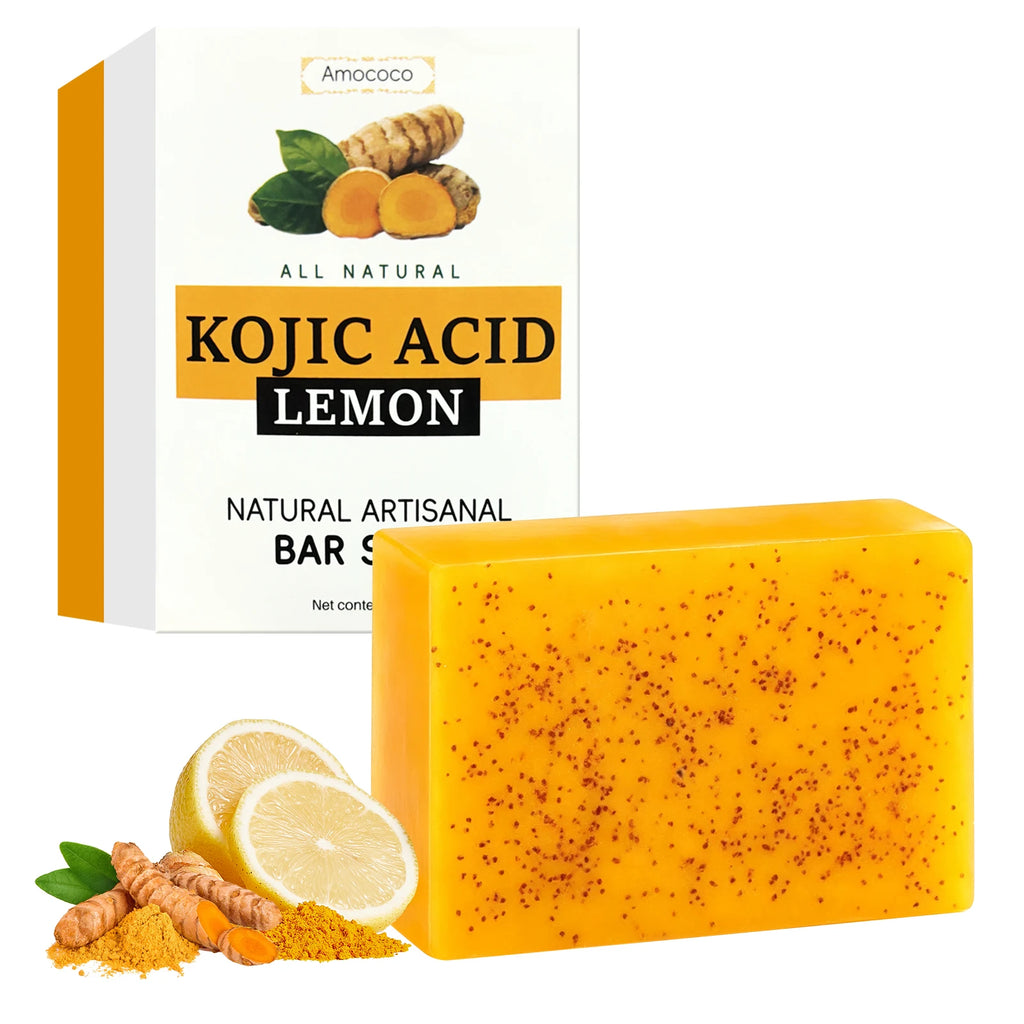 Amococo Turmeric Kojic Acid Soap 100g Deep Cleansing Bar