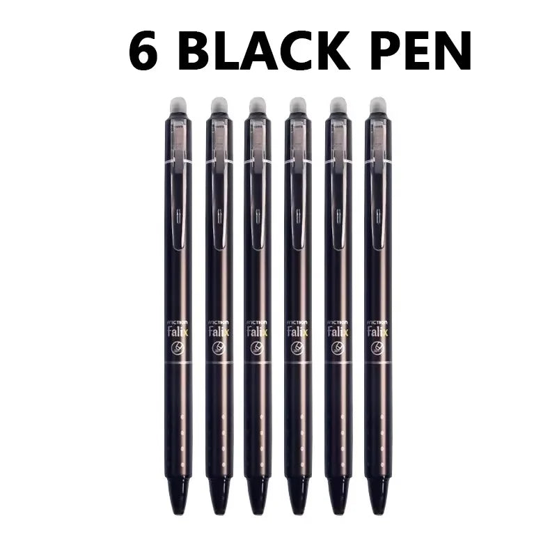 0.5mm Retractable Erasable Gel Pens Set with Refills
