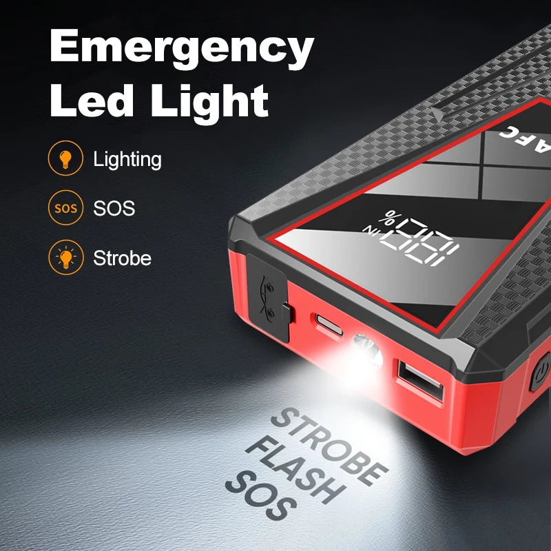 EAFC Car Jump Starter 600A / 1200A /2000A Portable Power Bank Car Battery Booster 12V