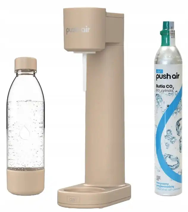 Dafi PushAir water Saturator + 1x0.7 L bottle + CO2 cartridge set