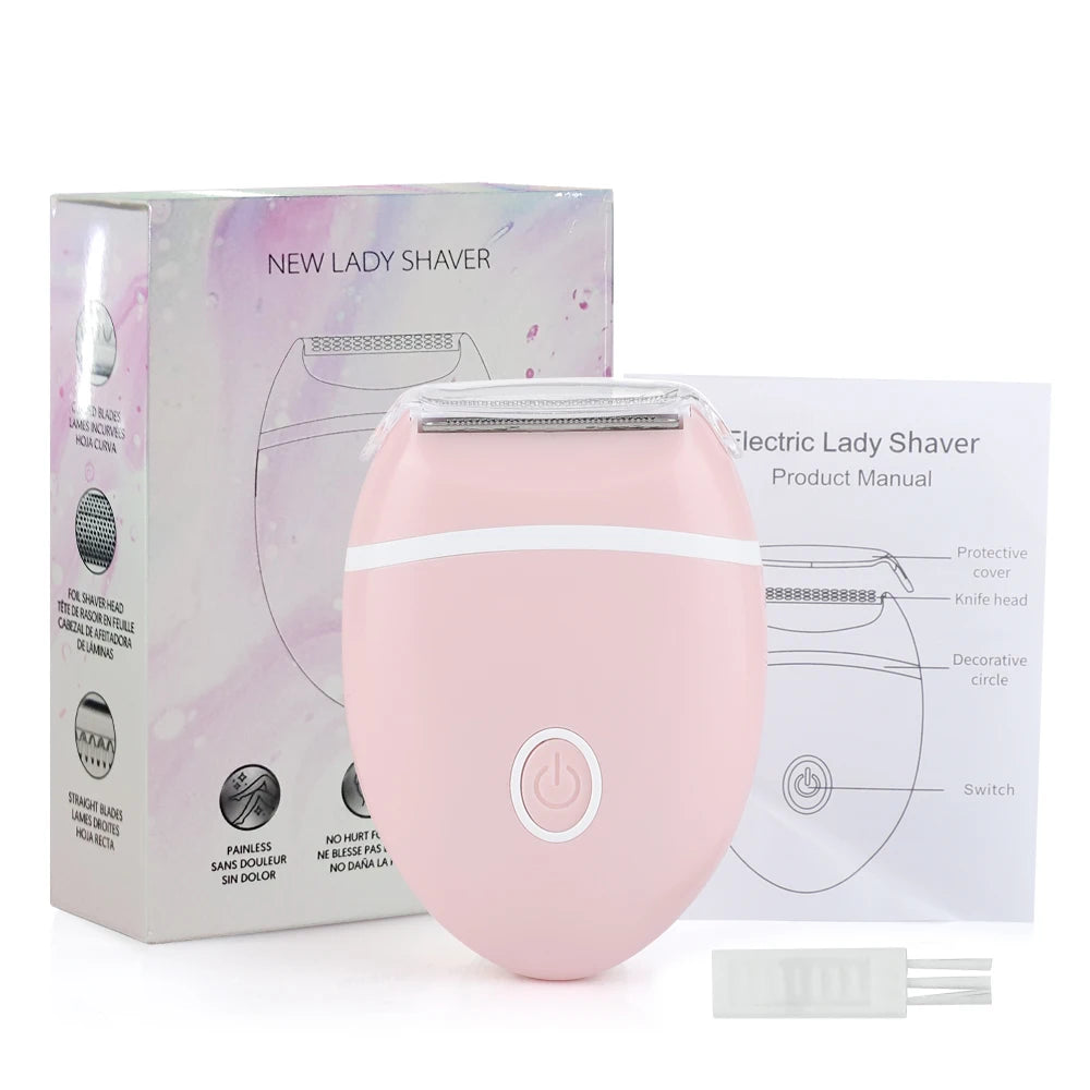 Women's Electric Shaver, Cordless 3-in-1 Body Razor & Bikini Trimmer