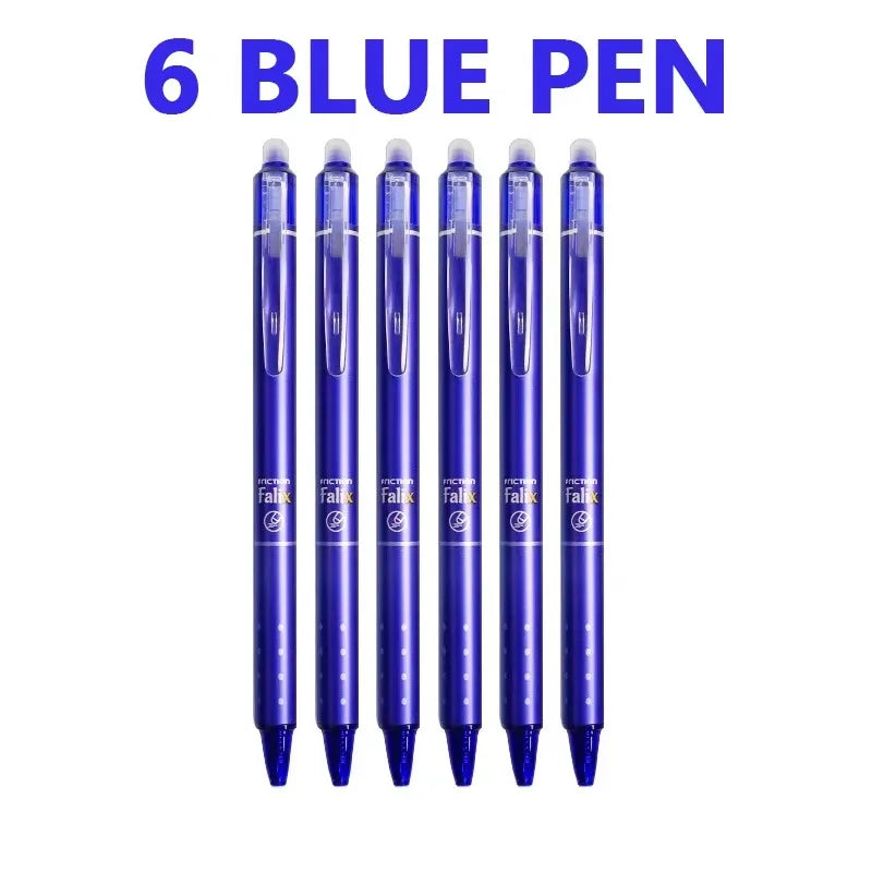 0.5mm Retractable Erasable Gel Pens Set with Refills