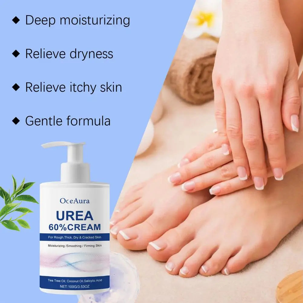 1/2pcs Urea 60% Cream Uric Acid Foot Cream for Heel Repair