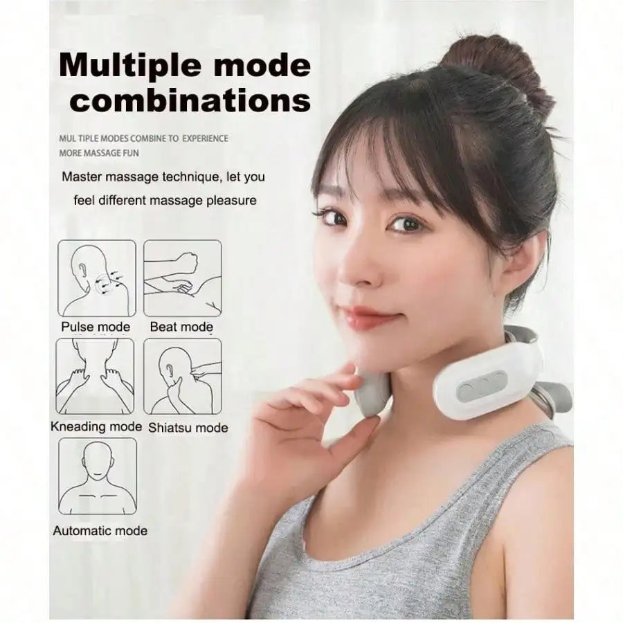 2026Portable Smart Neck & Shoulder Massager - USB Rechargeable