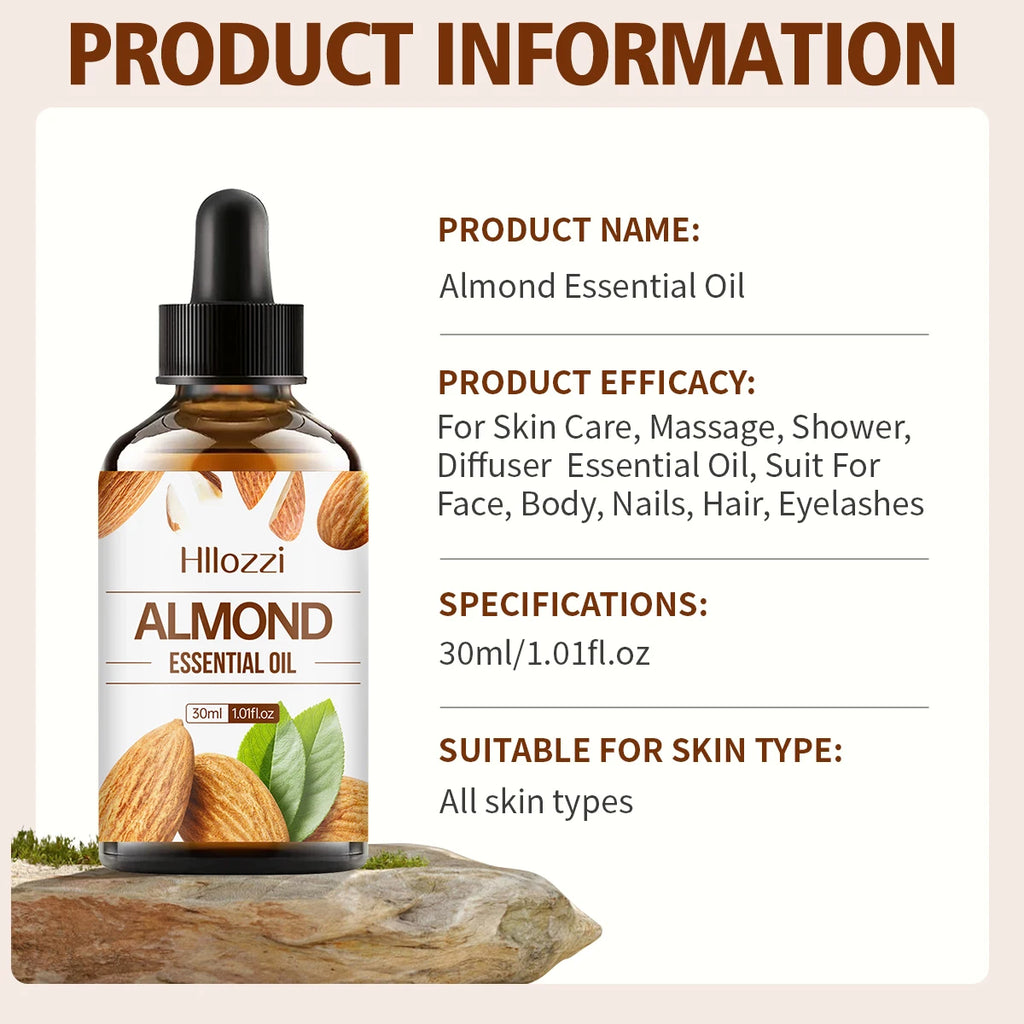 30ml Almond Essential Oil, Aromatherapy