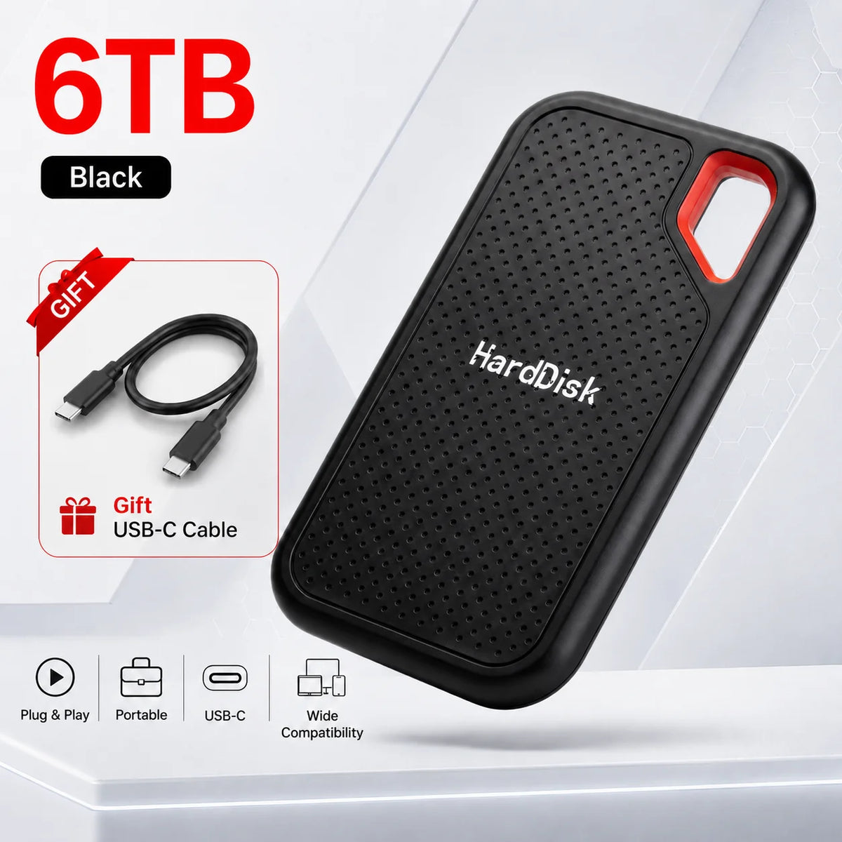 1TB 2TB High Speed External Hard Disk USB 3.1