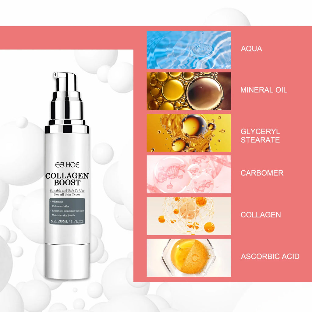 EELHOE Collagen Booster Face Cream Moisturizing Firming Skin Care for Women
