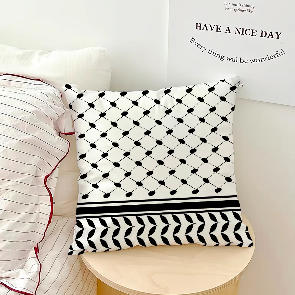 Arabic Keffiyeh Traditional Pattern Sofa Living Room Bedroom Headboard