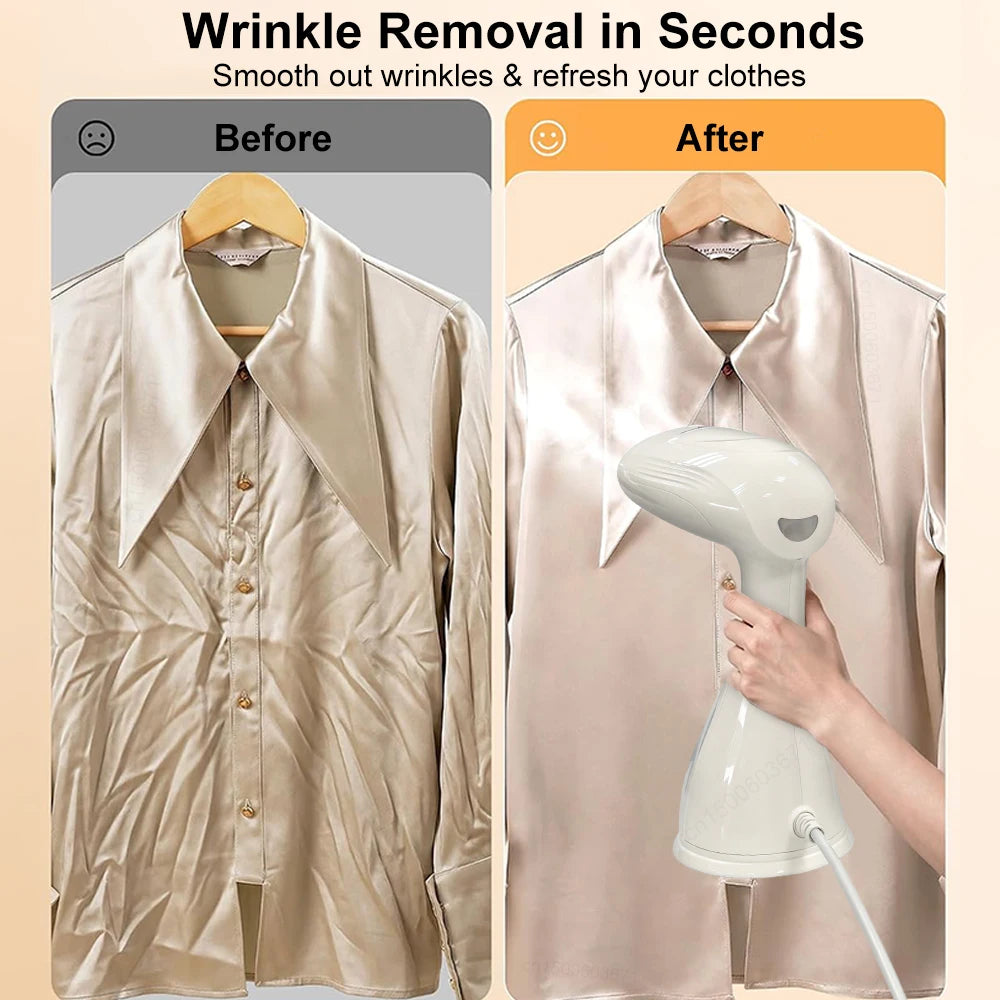 Portable Handheld Clothes Steamer 2‑In‑1