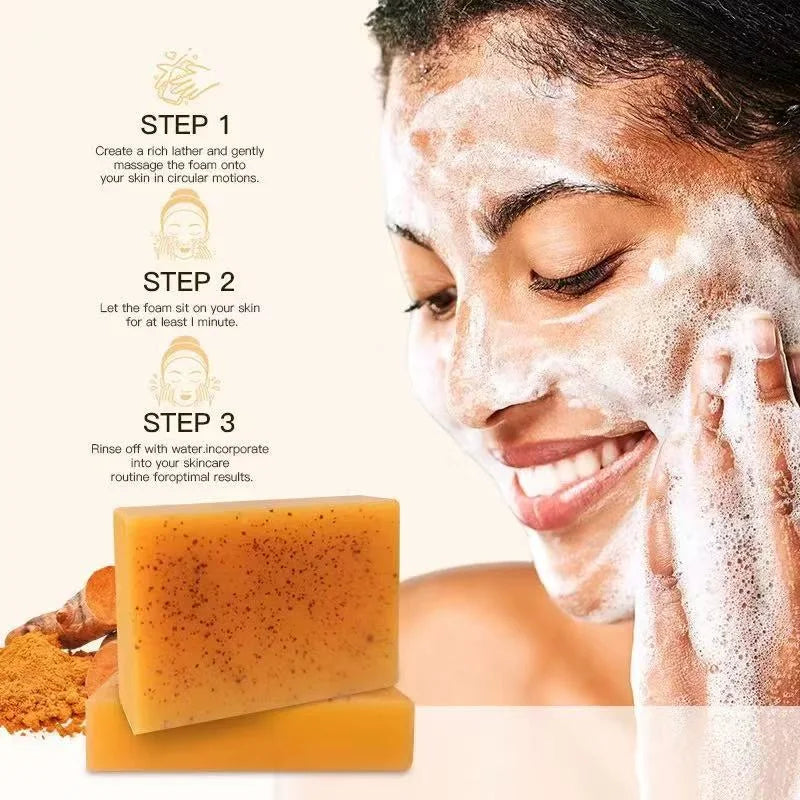 Turmeric, Soap, Lemon Soap, Curcumin Soap, Ginger,