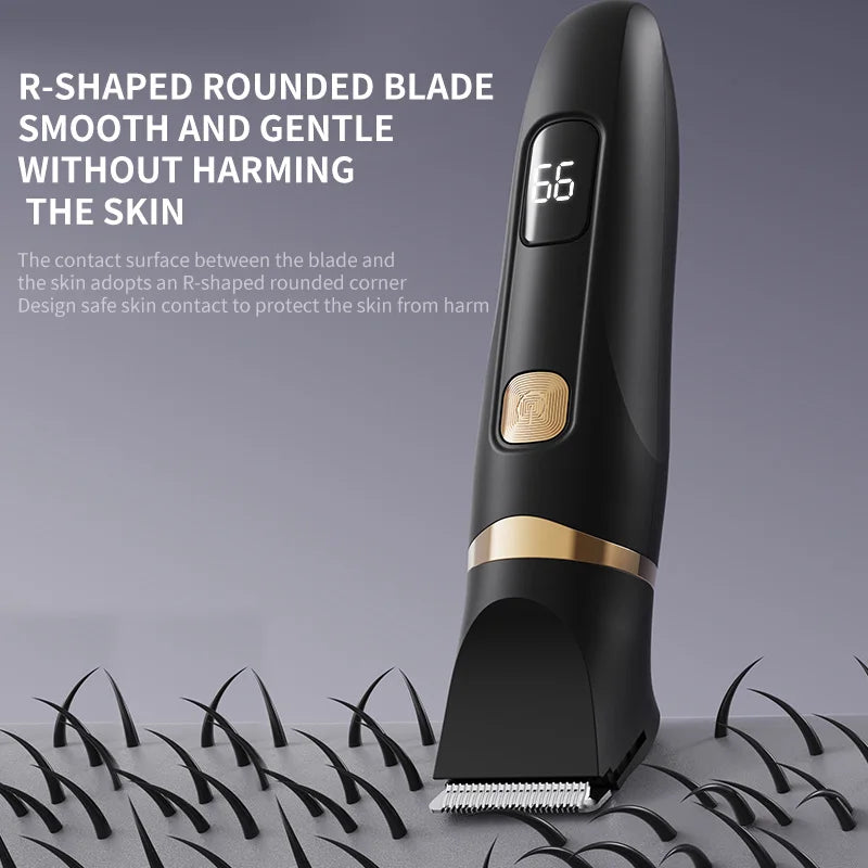 Men's three in one multifunctional hair clipper, eyebrow trimmer, private area beard and nose hair trimmer, Type-C USB charging,