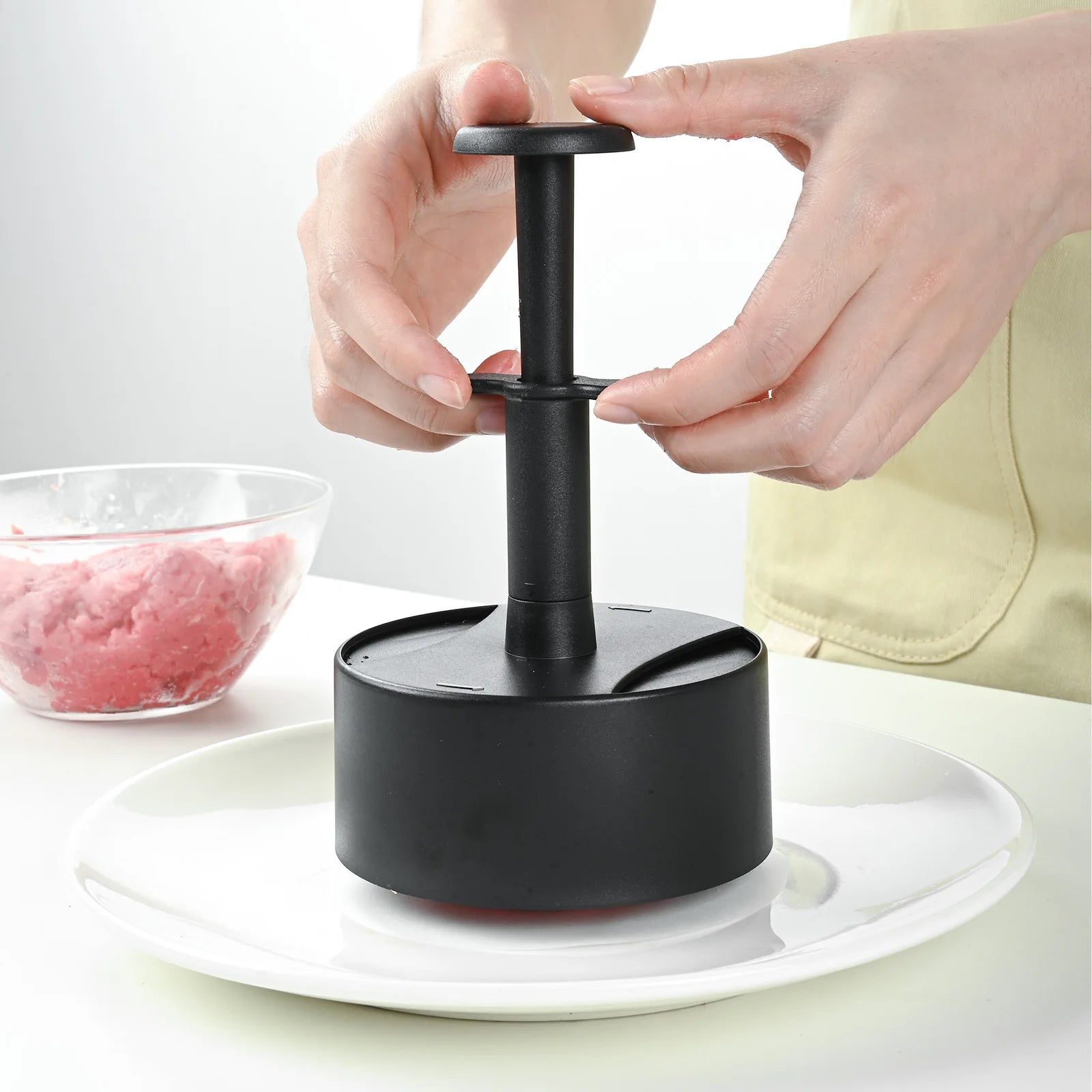 Hamburger Steak Press Burger Patty Maker for Stuffed Burgers Beef Veggie Maker Mold Perfect for Burgers Patties Cooking BBQ