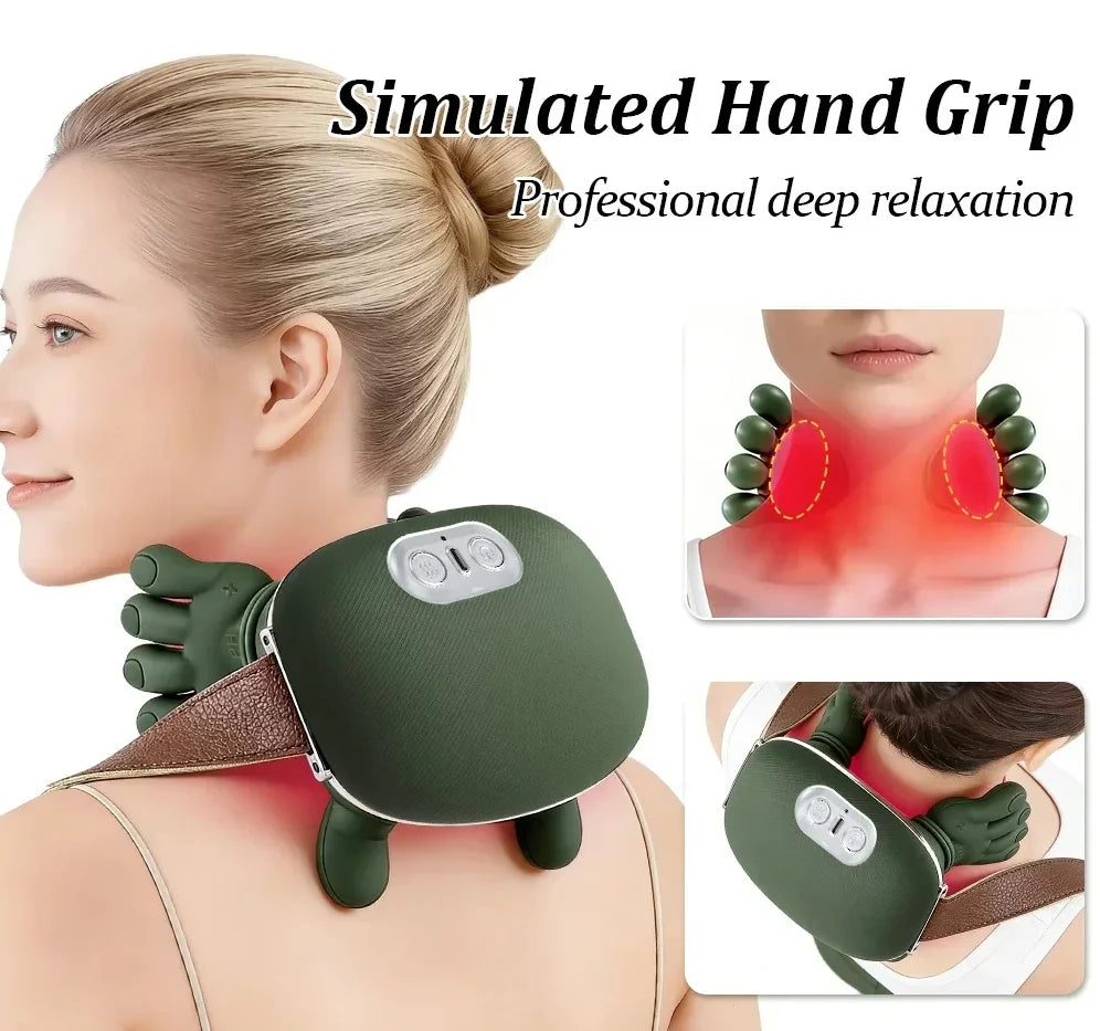 2026Portable Smart Neck & Shoulder Massager - USB Rechargeable