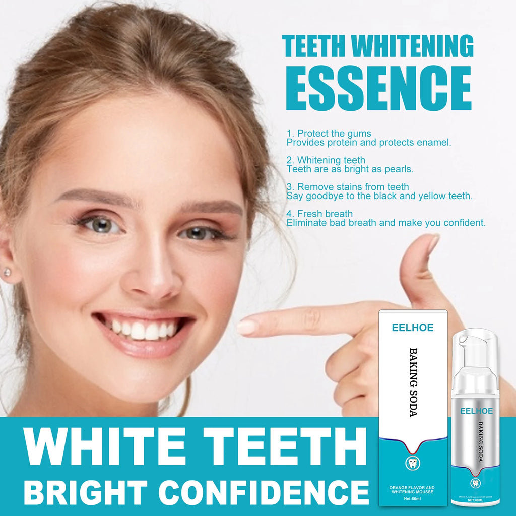 Mint Teeth Cleaning Mousse Removing Plaque Stains Breath Freshen Dental Gingival Oral Hygiene Foam Brighten Toothpaste