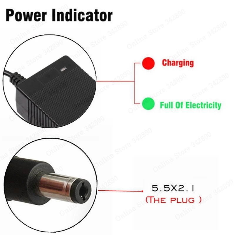 36V 2A Electric Bike battery charger  42V 2A