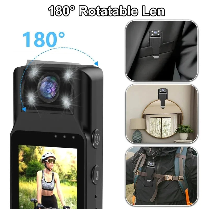 Sports Camera Portable Wifi Magnetic Back with Night Vision DVR