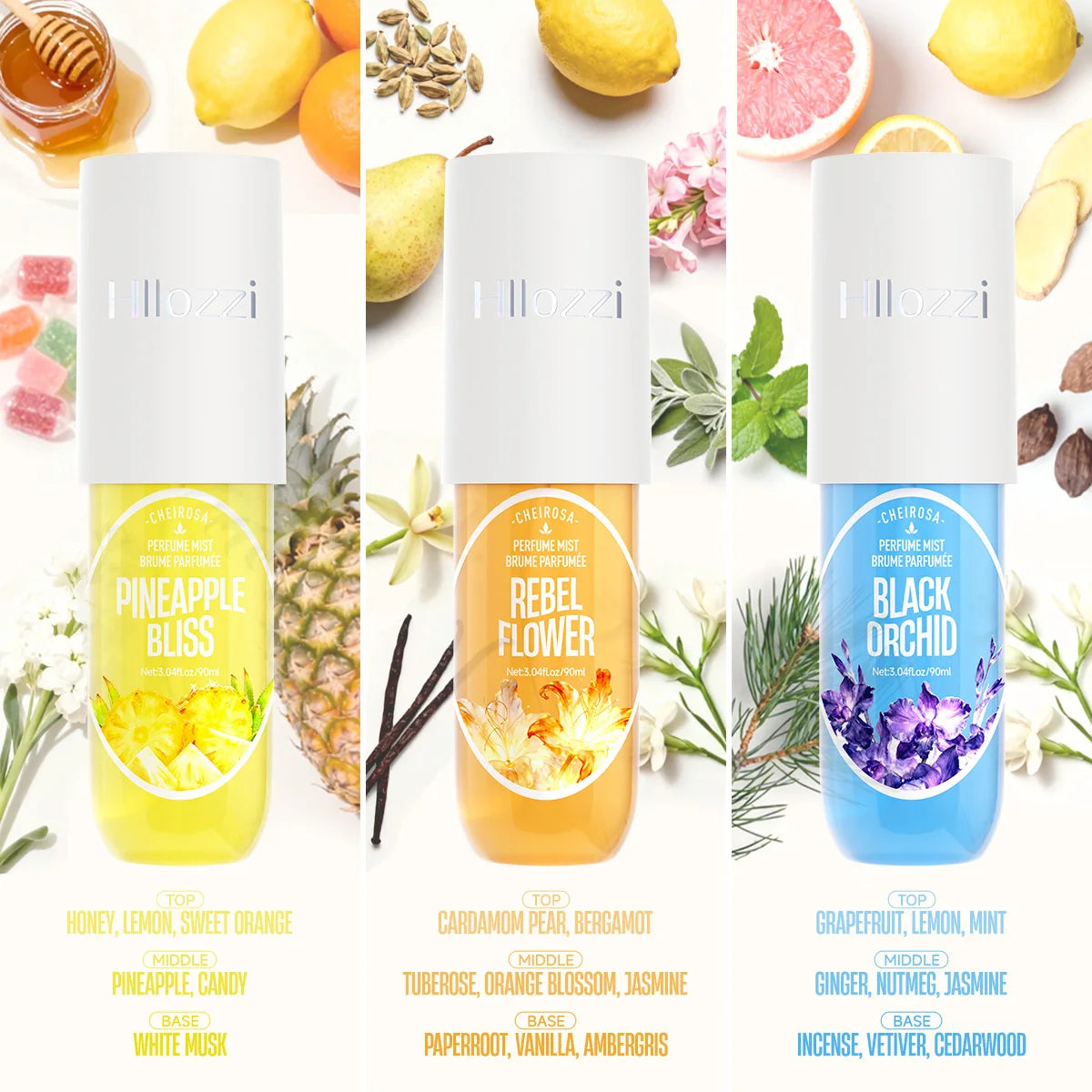Body fragrance sprays, with a variety of options, offer a delightful and long-lasting scent to keep you in a good mood all day.