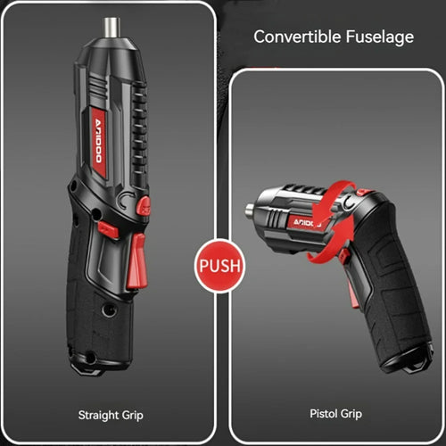 4.2V 6Nm 1300mAh 250rpm Electric Screwdriver Set Cordless Screwdriver Rechargeable Drill Kit Household Mini Drills Screwdrivers