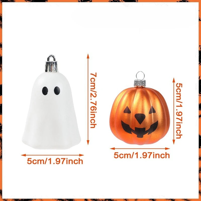20PCS Halloween Pumpkin Ghost Hanging Ornaments