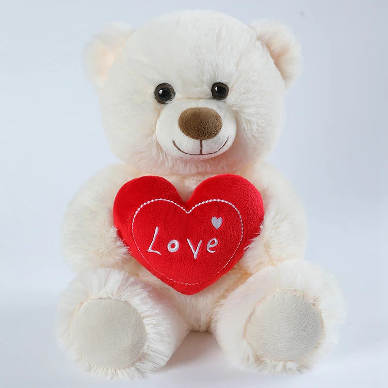 Cute Colorful Bow Tie Bear Doll Plush Toy Hug