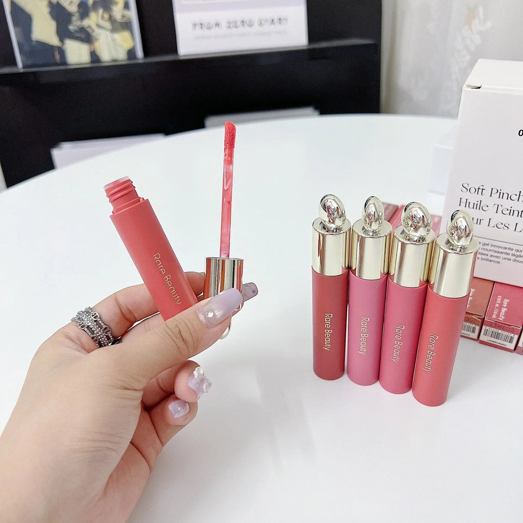 Rare Beauty Facial Liquid Contour Bronze Powder Smooth Natural Moisturizing Long-Lasting Easy to Apply Lip Gloss Makeup With Box
