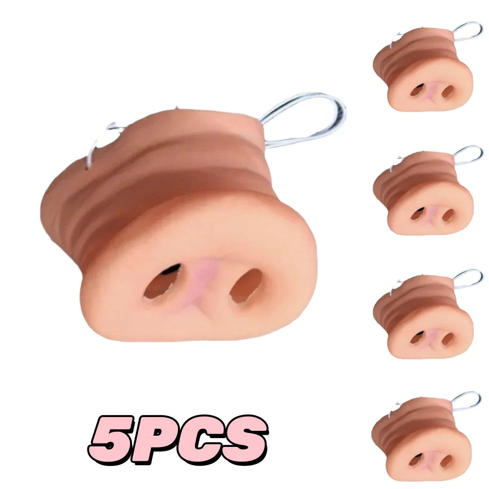 Simulation Pig Nose Prank Props Latex Fake Pig Nose