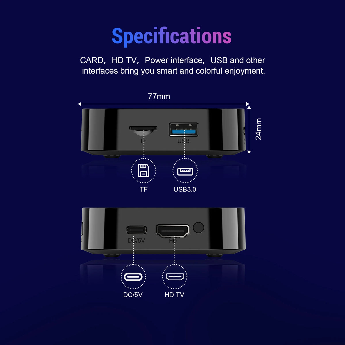 2026 New Smart TV Box T1+ RK3518 Android 16 WiFi 6 BT 5.4 Dual UI Interface 8K Ultra HD