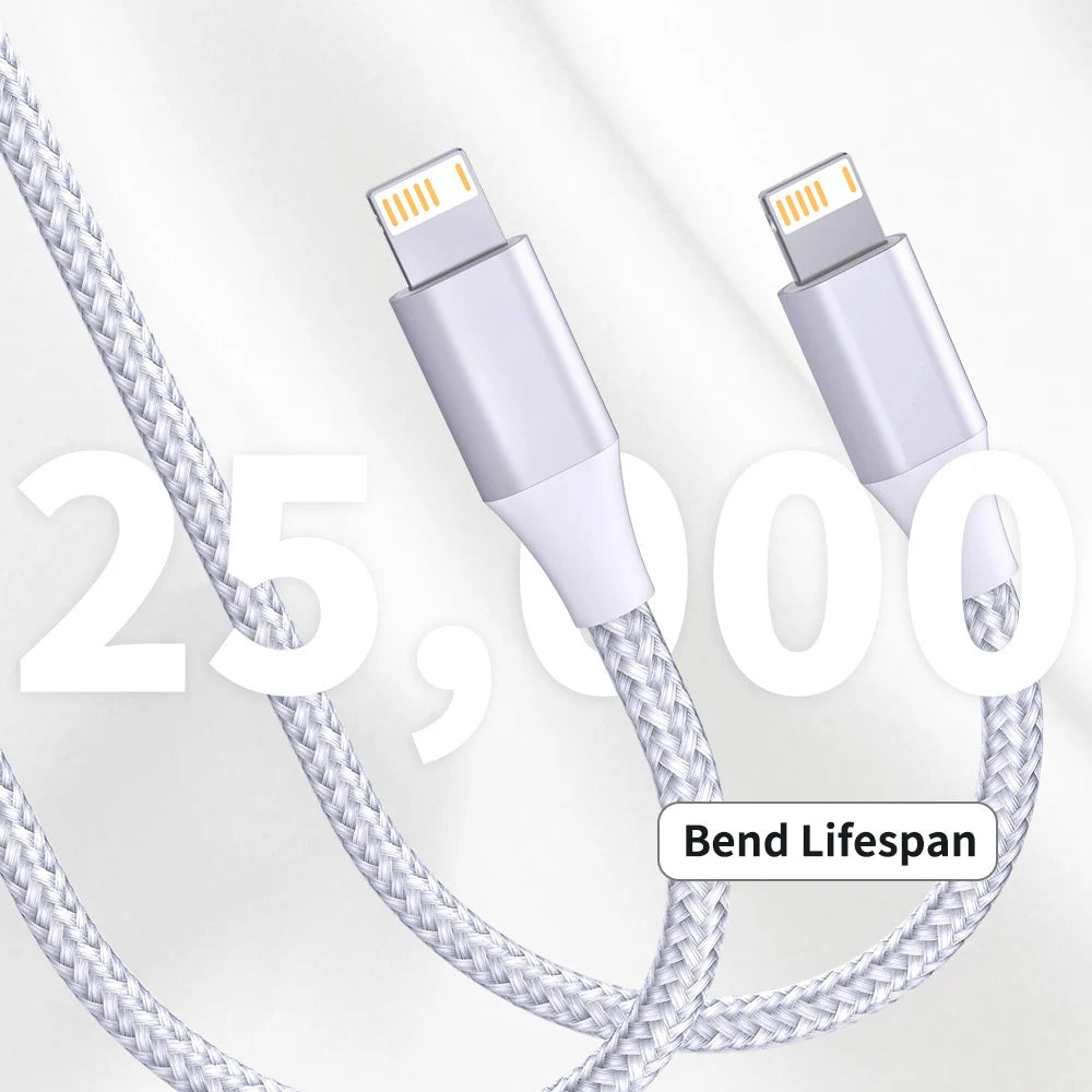 5Packs USB To Lightning Cable For IPhone, Fast Charging Cable Data