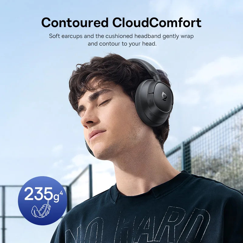Baseus ANC Wireless Headphones 98% Adaptive Hybrid Noise Cancelling