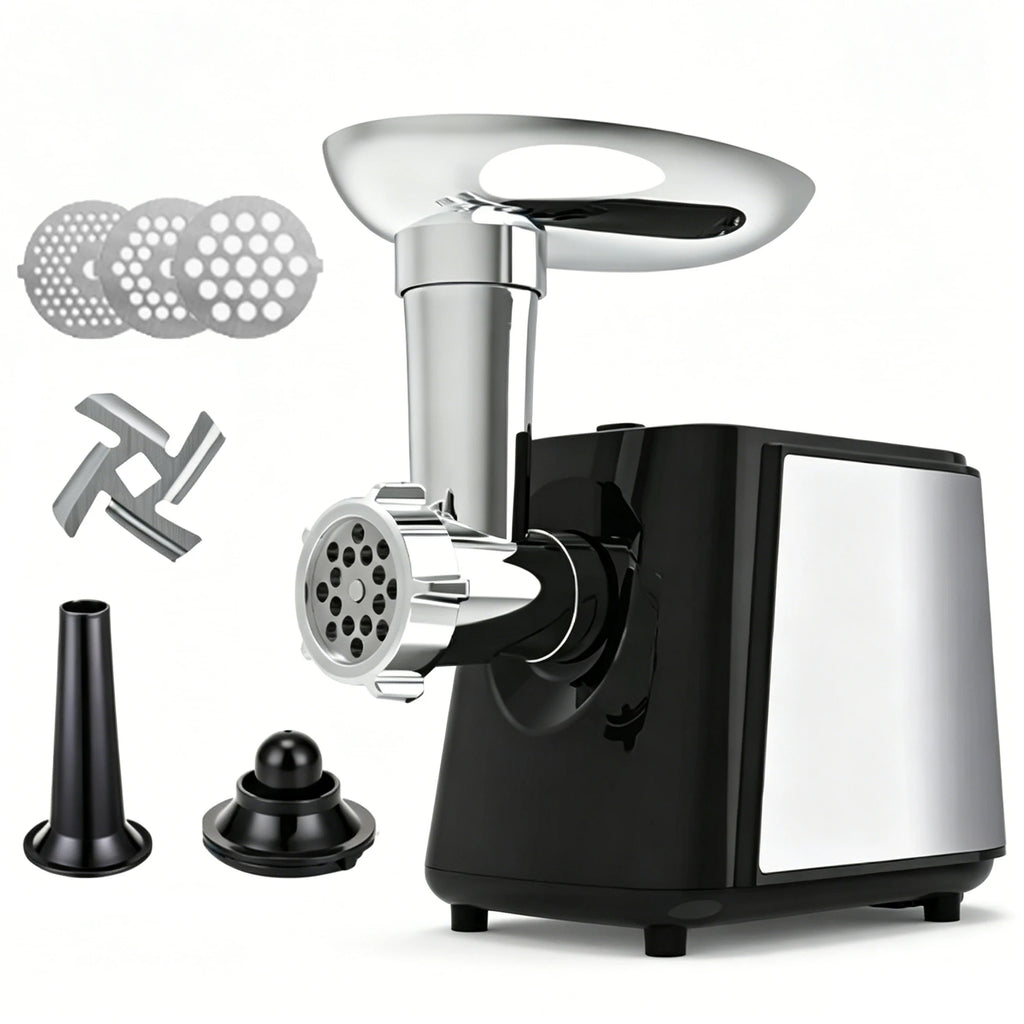 1000W Electric Meat Grinder Heavy Duty Meat Mincer Sausage Stuffer Machine 220V Stainless Steel Food Grinder Stand Mixer