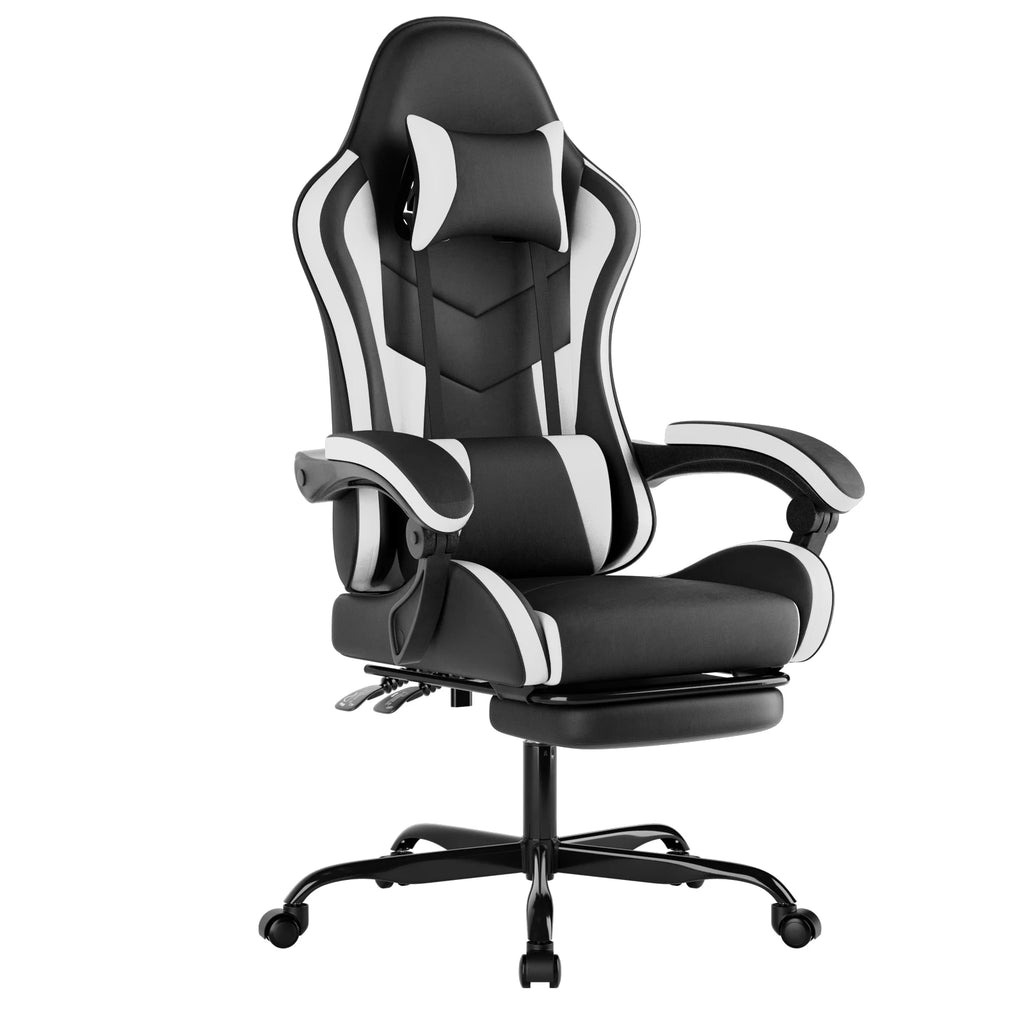 WOTSTA Ergonomic Racing Gaming Chair with Headrest And Lumbar Support Adjustable Swivel Office Chair for Computer Living Room