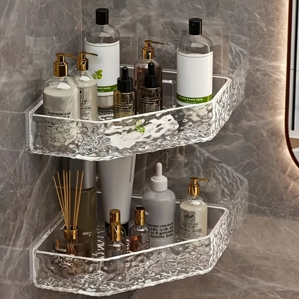 Corner Shelf Wall Mount Corner Glacier Design Bathroom