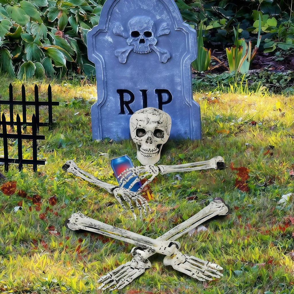 Halloween Skeleton Stake Decorations, Realistic Skeleton Arm Leg Bones