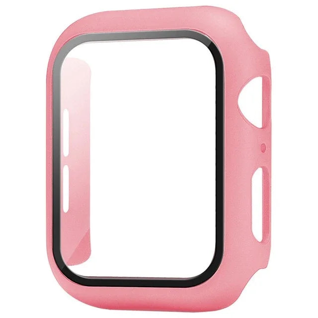 Glass+Cover For Apple Watch case 10 9 8 7 6 SE 5 iWatch Accessorie