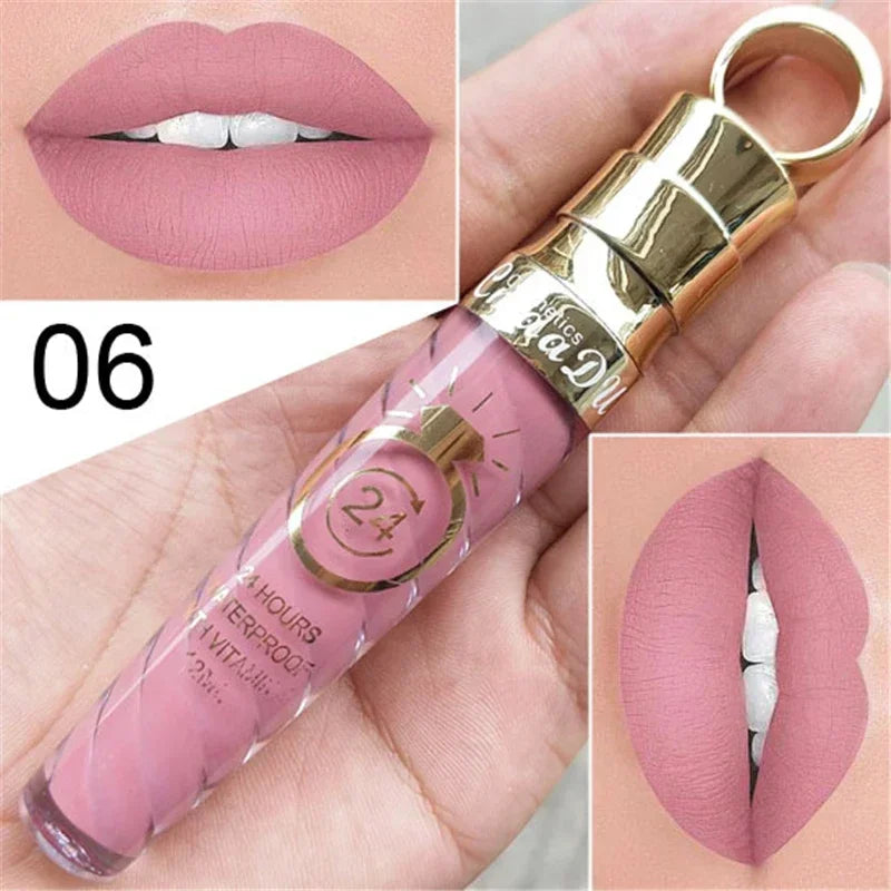 20 Colors Matte Liquid Lipstick Waterproof Long Lasting