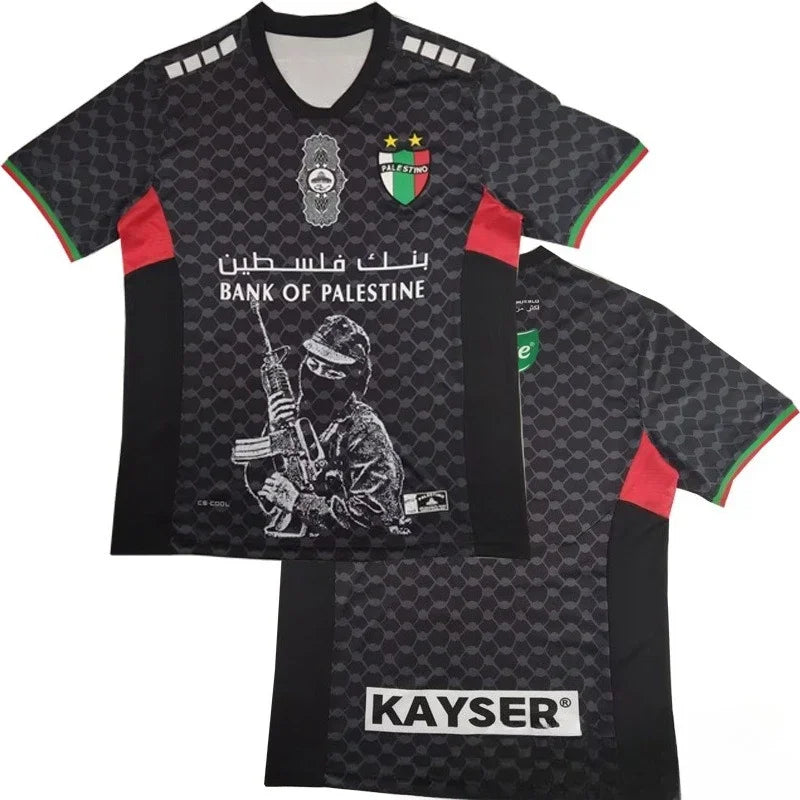 2025 new 3D printed Palestinian football jersey, T-shirt for men and women,
