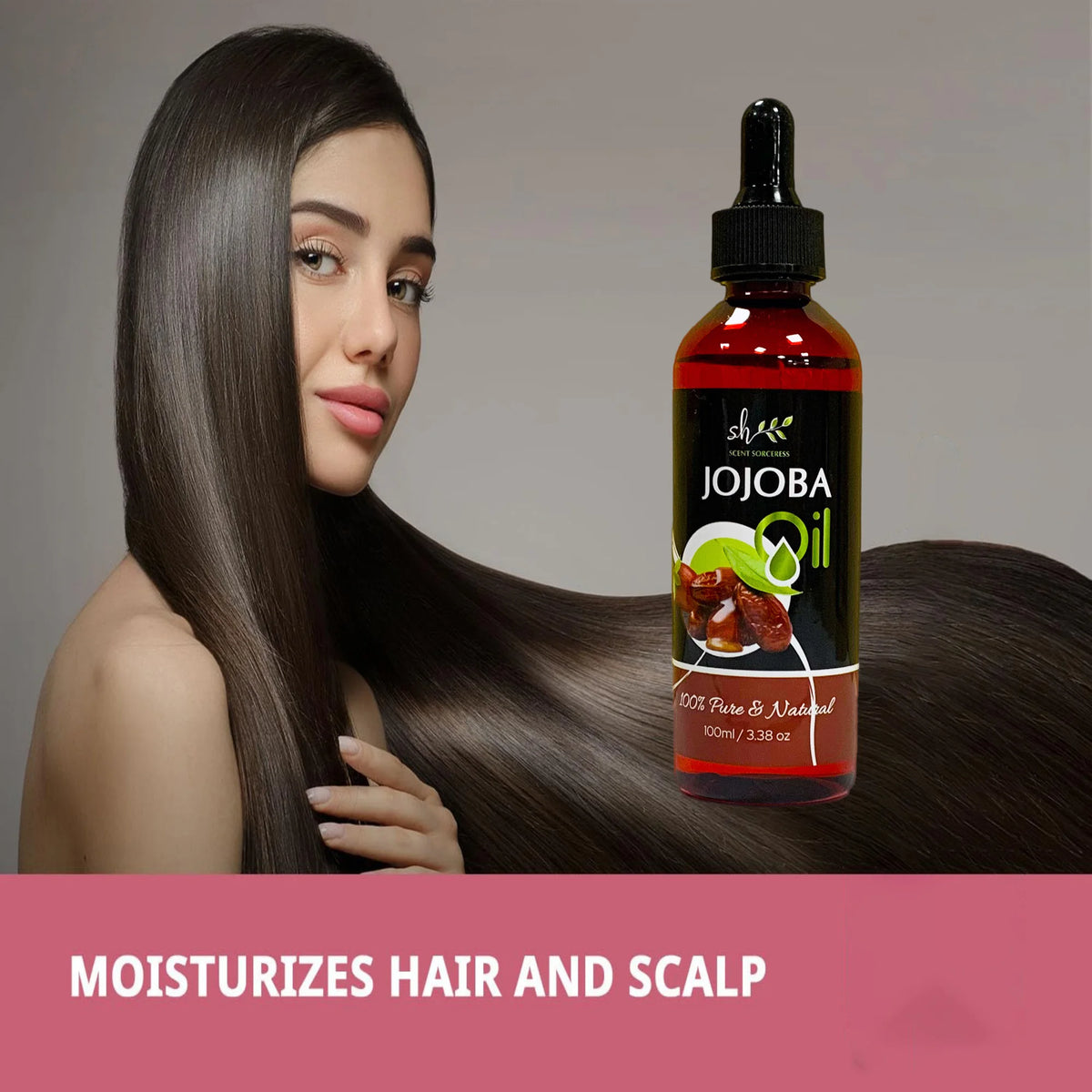 100ml Jojoba oil 2026 New Nourishing Brighten Skin for Relaxing Massage