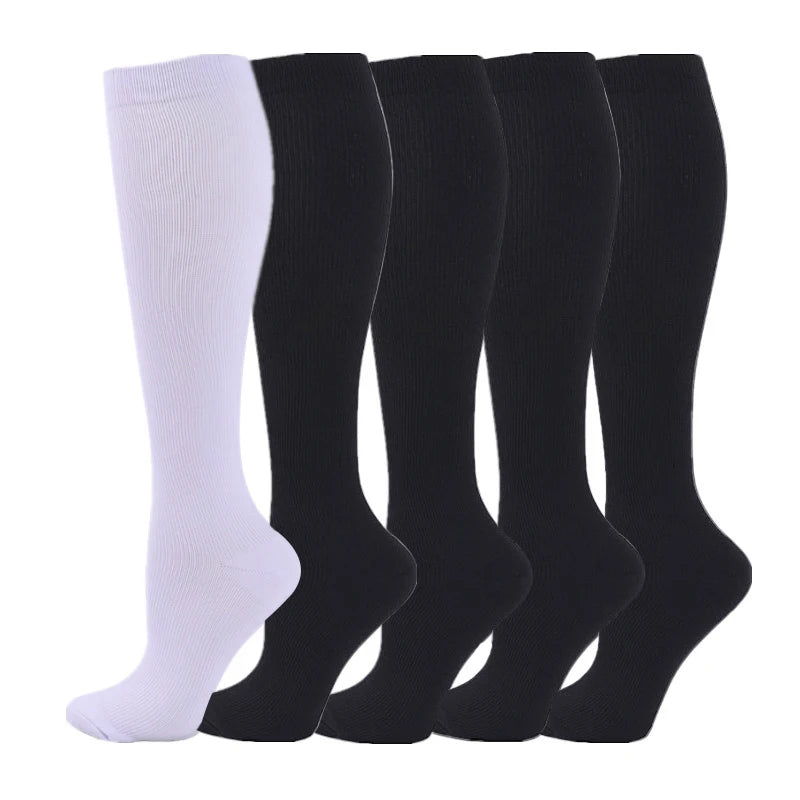 5 Pairs Compression Socks Women Medical Varicose Socks