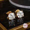 100% Earrings Moissanite for Women Pass Diamond
