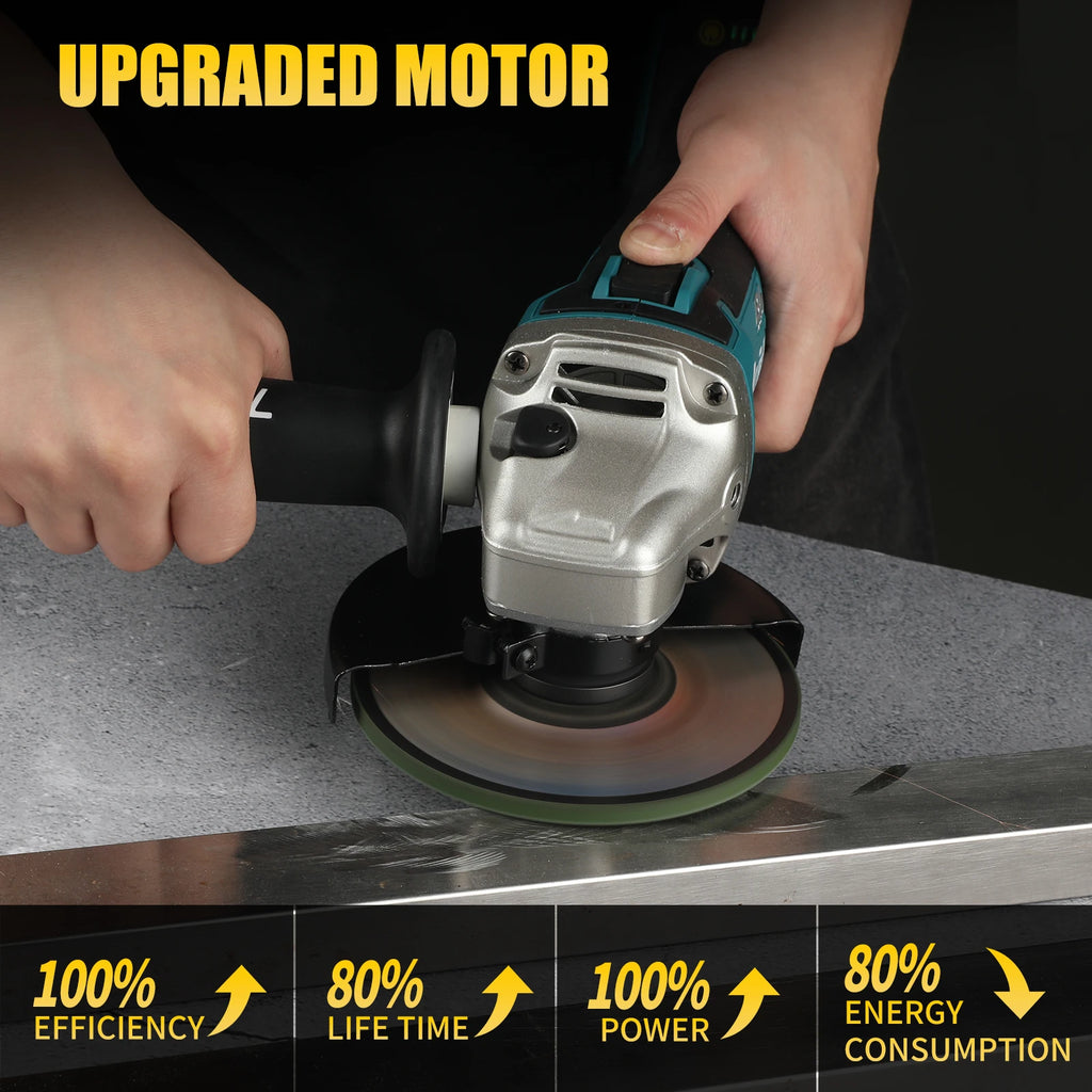 Makita DGA506 Brushless Electric Angle Grinder Rechargeable Cutting Machine 18V High Power Polishing Machine For Makita Battery