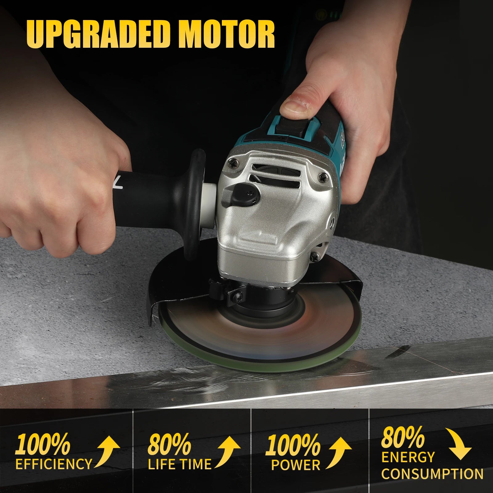 Makita DGA506 Brushless Electric Angle Grinder Rechargeable Cutting Machine 18V High Power Polishing Machine For Makita Battery
