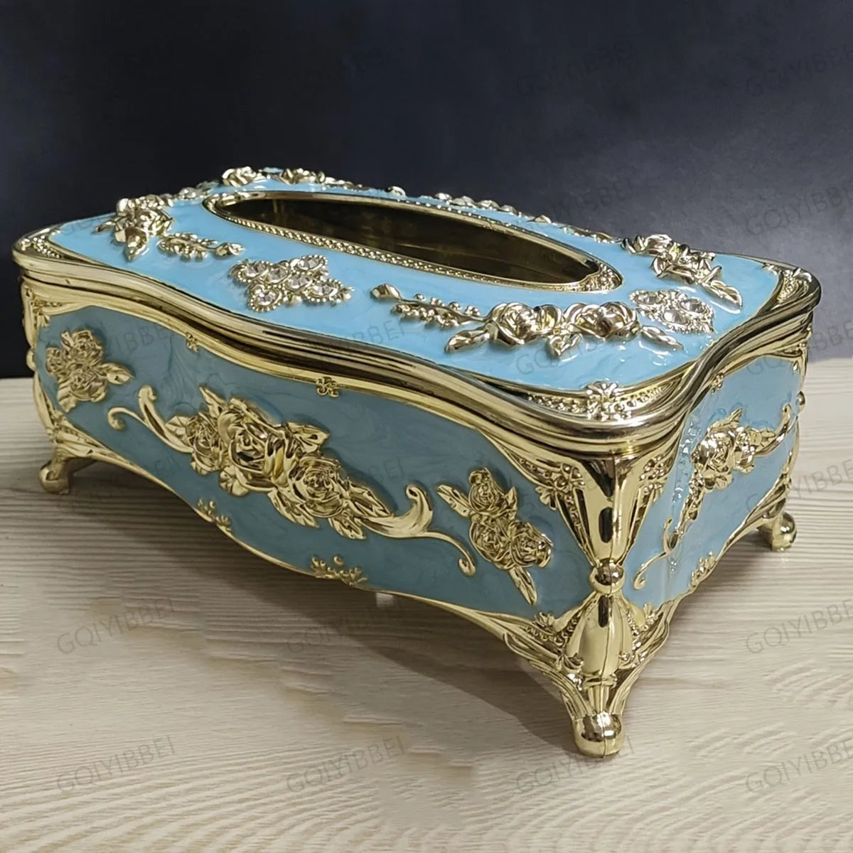 European Desktop Decoration Storage Box Kitchen, Living Room, Office, Dining Room, Hotel Tissue Box/Toothpick Holder
