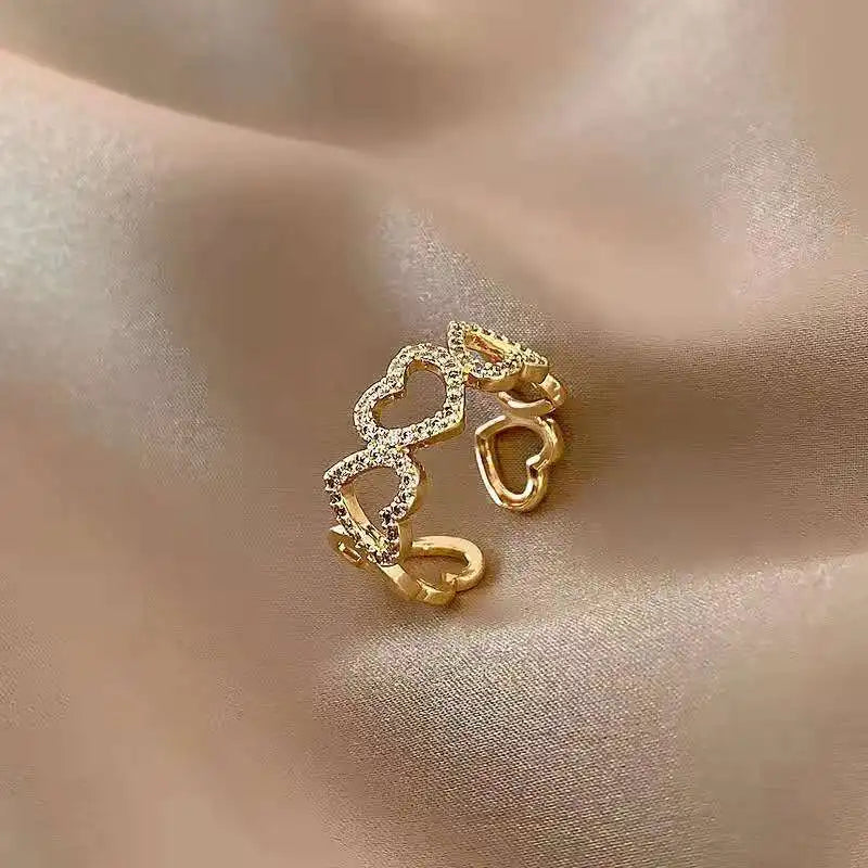 New 2024 Minimalist Thin Rings For Women Wedding Brilliant Cubic Zircon High Quality Versatile Female Finger Ring Jewelry Gifts