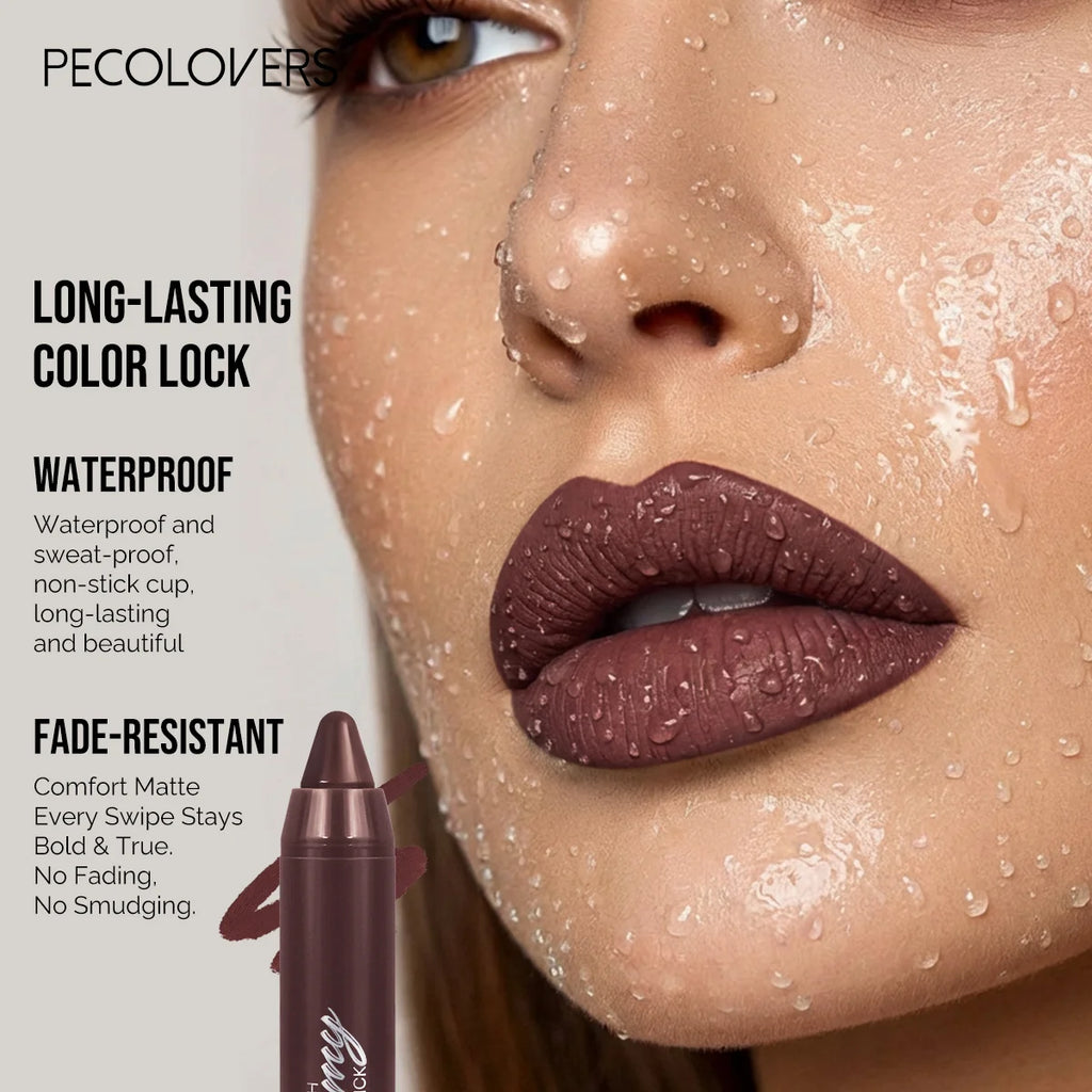 6PCS/SET Creamy Matte Lipstick Kit, 6 Versatile