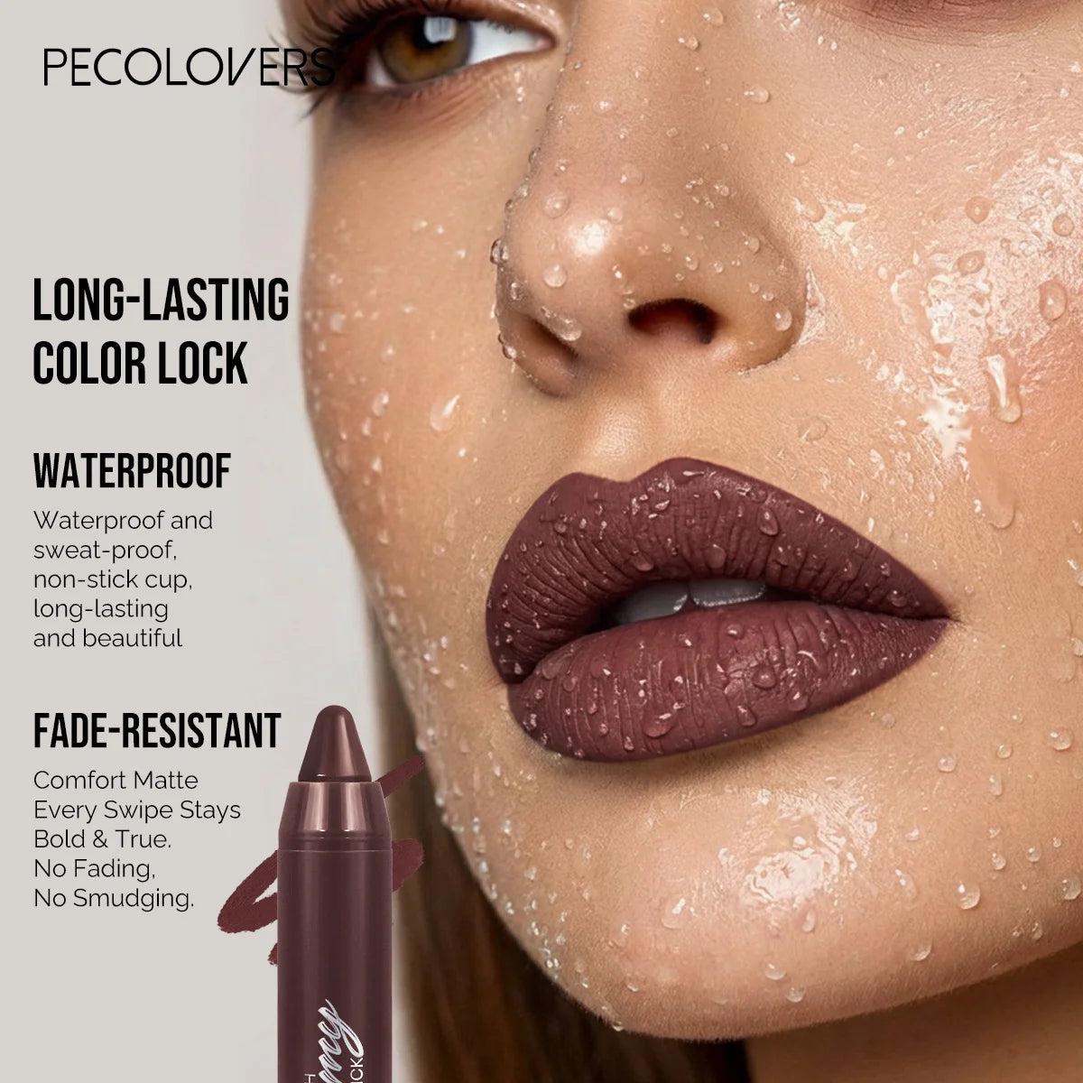 6PCS/SET Creamy Matte Lipstick Kit, 6 Versatile