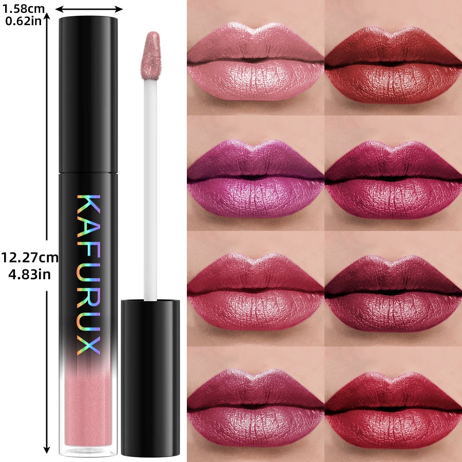 20 Colors Shimmer Lip Glaze Long Lasting Glitter Liquid Lipstick Korean