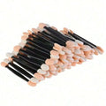 10/30/50/100/150Pcs Sponge Stick Eye Shadow Brush Applicators Double Head Cosmetic Soft Sponge Eye Shadow Mini Makeup Tools