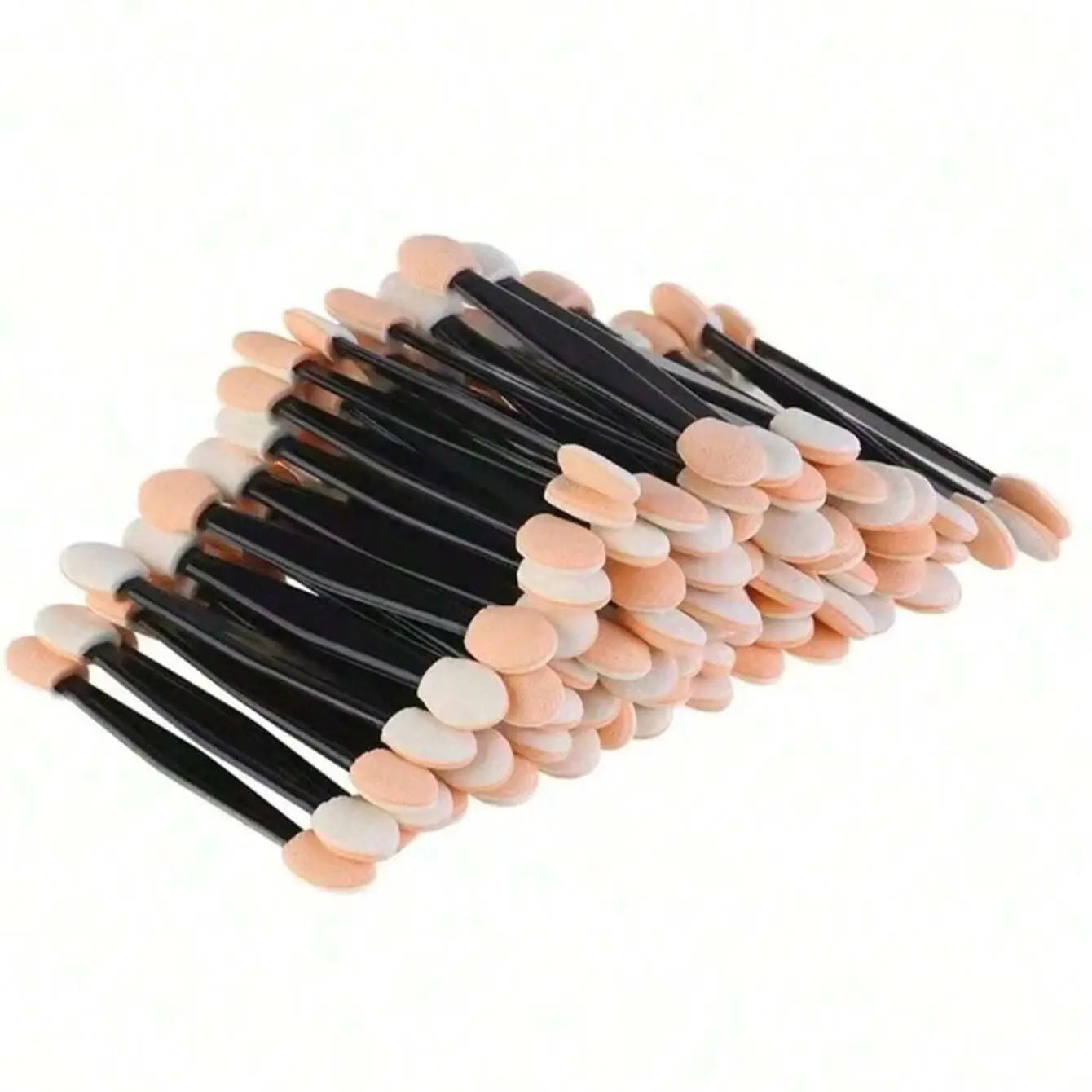 10/30/50/100/150Pcs Sponge Stick Eye Shadow Brush Applicators Double Head Cosmetic Soft Sponge Eye Shadow Mini Makeup Tools